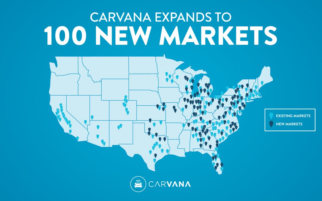 Carvana Launching 100 Markets to Bring Online Car Buying and Touchless Delivery to Customers Who Need It