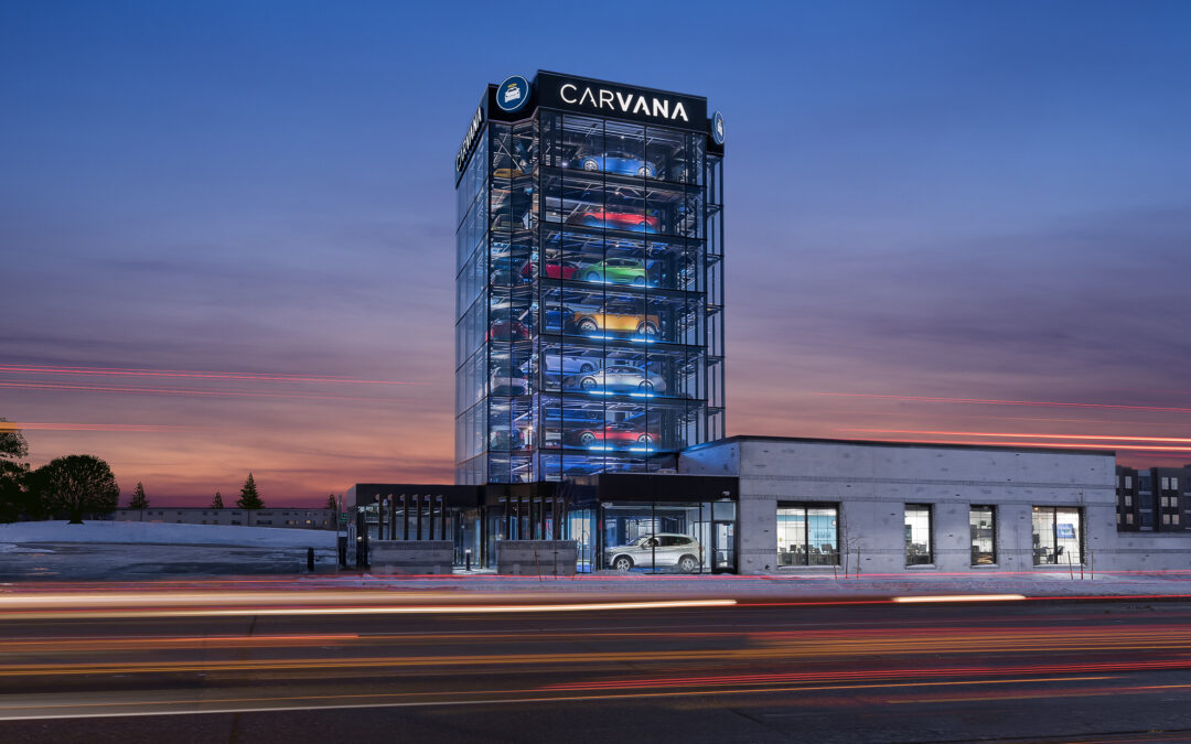 Carvana Unveils Newest Iconic Car Vending Machine in Denver