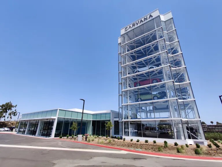 A Look Inside Carvana’s First Giant Car Vending Machine in California