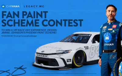 Carvana, Jimmie Johnson Offer Chance to Draw Outside the Finish Lines and Create Jimmie Johnson’s Next Race Car Look
