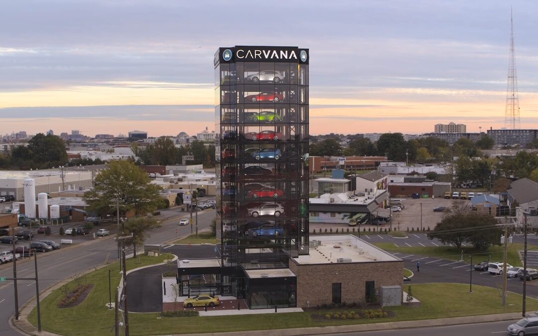 Carvana opens 12-story vehicle-dispensing vending tower in Richmond