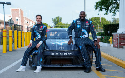 Carvana, Jimmie Johnson, and Shaquille O’Neal Settle the Score With One-of-a-Kind Paint Scheme for Daytona
