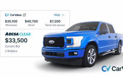 ADESA Launches CarValue™ Retail and Other Enhancements to Digital Auction Tools