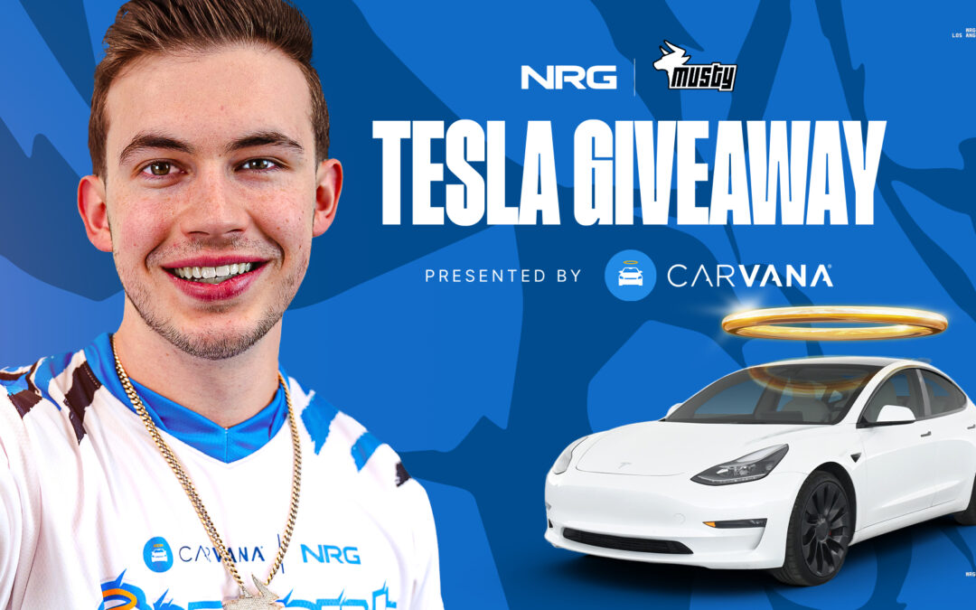 Carvana and NRG Unveil Exclusive Giveaway: Your Chance to Win the Ultimate Dream Ride, Personally Delivered by Rocket League Icon Musty