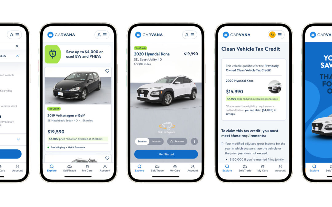 Carvana Launches Streamlined Shopping and Checkout Experience for Used EV Buyers