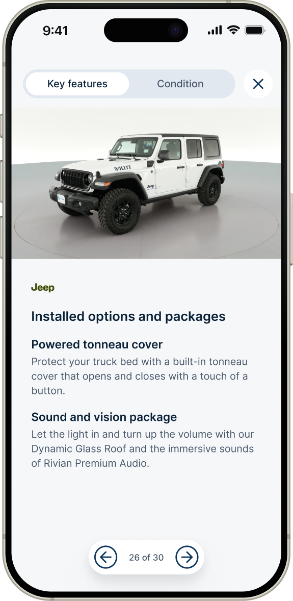 Vehicle Features - Key Features
