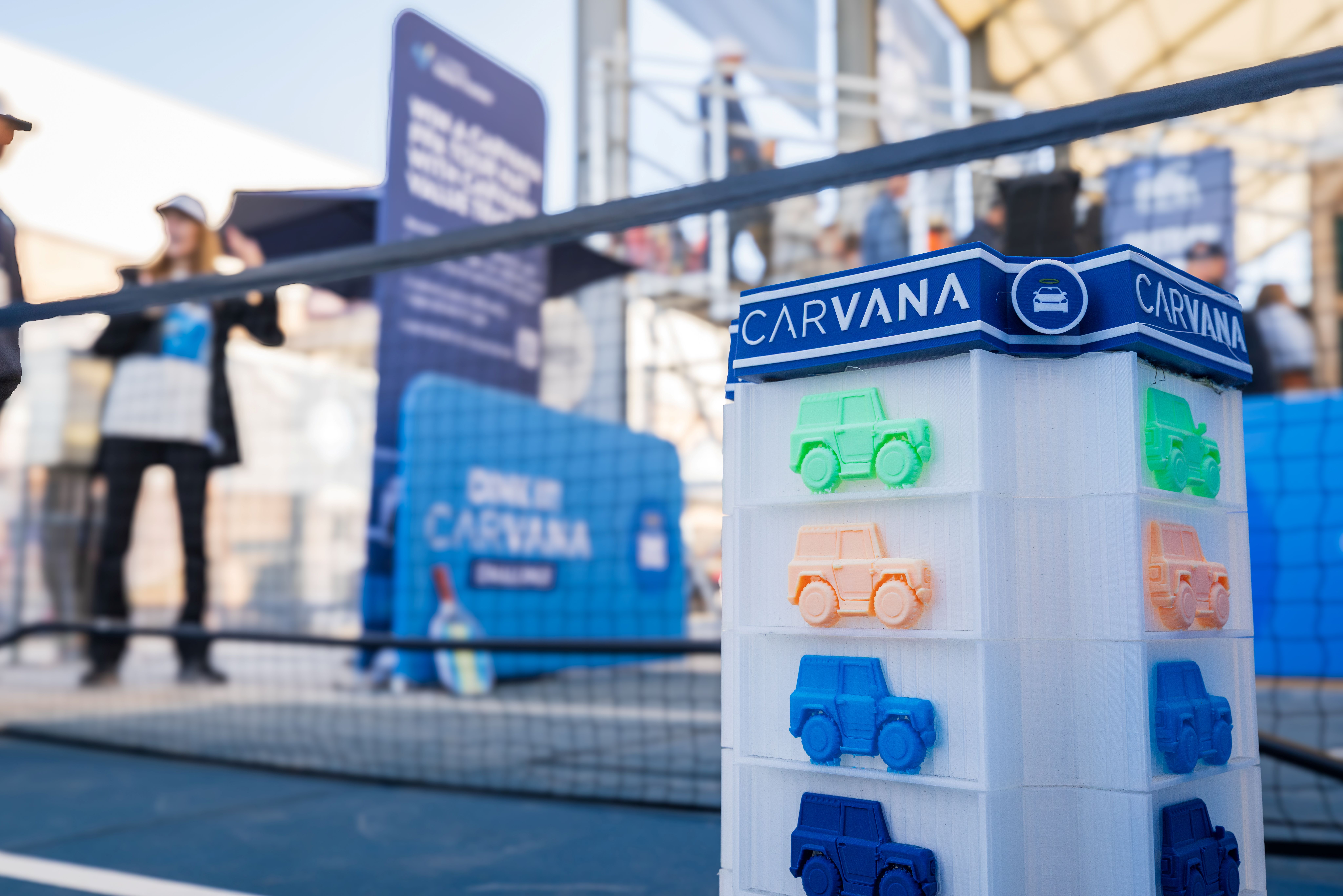 Fans participating in the Carvana Dink It Challenge at the 2026 Carvana Mesa Cup in Mesa, Arizona