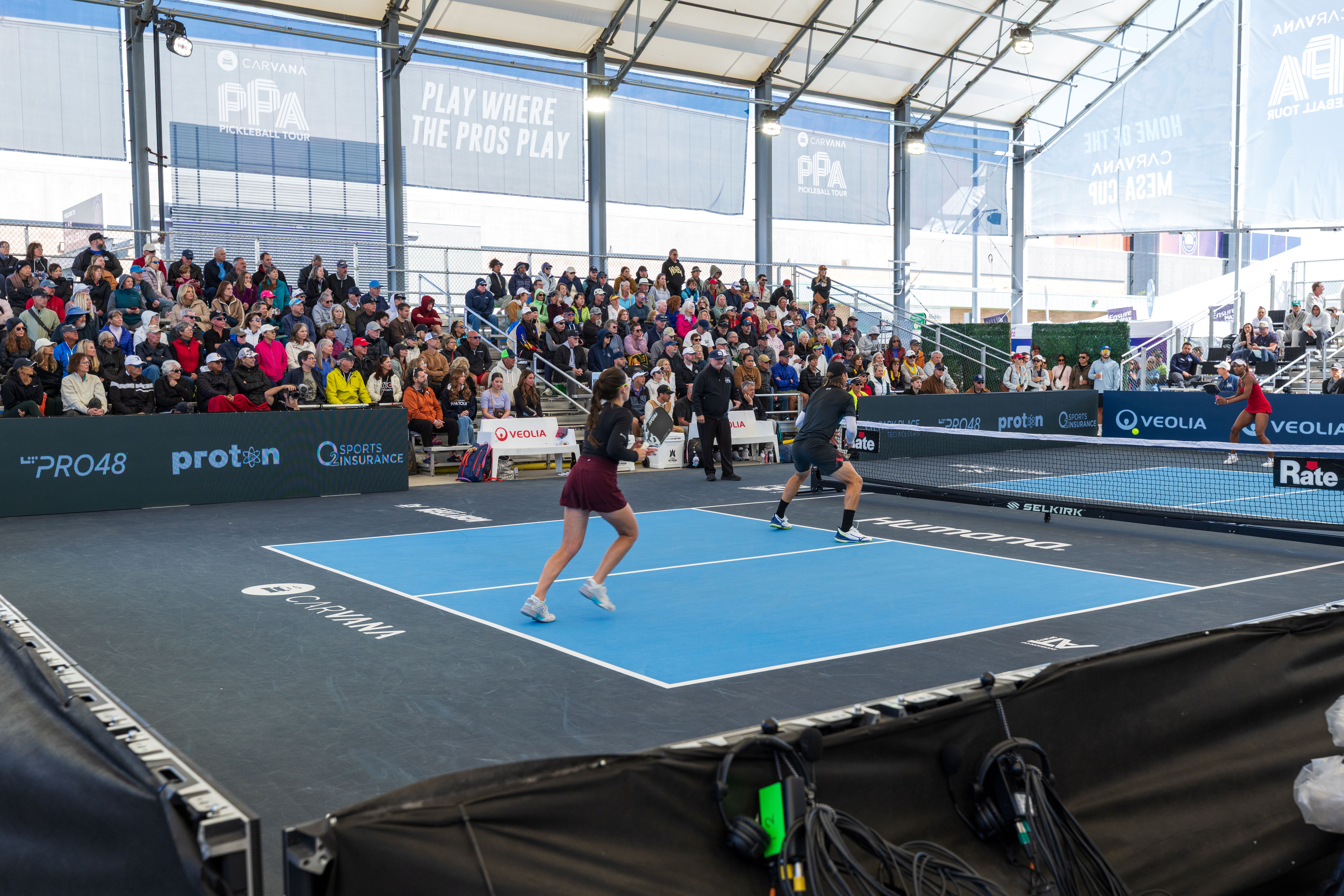 Players on court at 2026 Carvana Mesa Cup in Mesa, Arizona